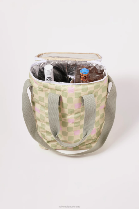 Sunnylife drinks koeltas dambord crème salie Hello Molly T6BF10139 accessoires