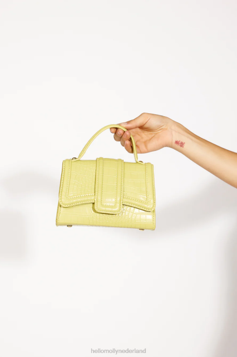 billini aria crossbodytas chartreuse croc Hello Molly T6BF10231 accessoires