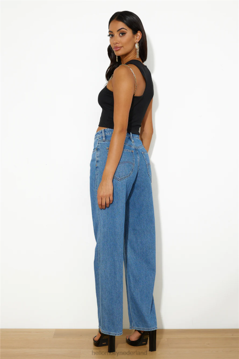 Lee 90\'s mid baggy jeans blauwe heiligen Hello Molly T6BF9757 kleding