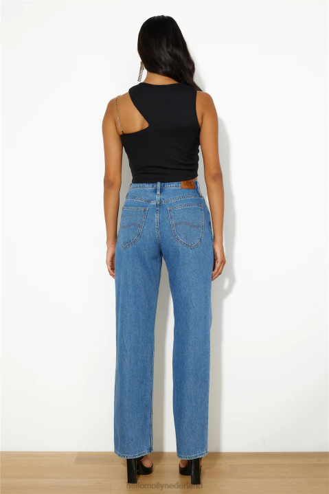 Lee 90\'s mid baggy jeans blauwe heiligen Hello Molly T6BF9757 kleding