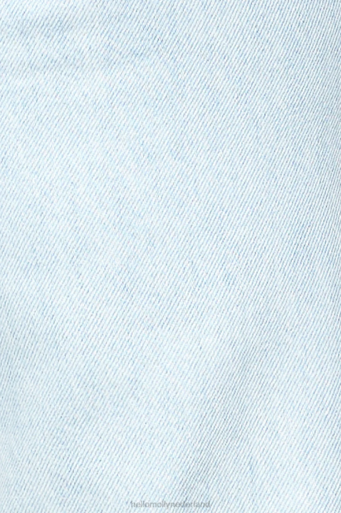 Levi\'s mom jeans uit de jaren 80 met lichte indigo stone wash Hello Molly T6BF9751 kleding