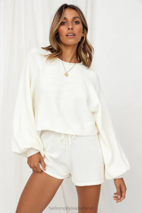 vluchtmodus korte broek wit Hello Molly T6BF9329 kleding