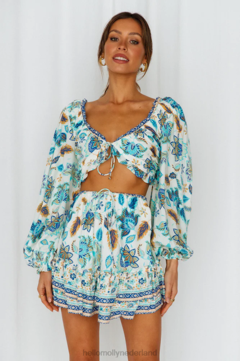 het doen van de meest rok blauw Hello Molly T6BF9315 kleding