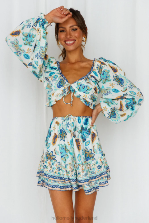 het doen van de meest rok blauw Hello Molly T6BF9315 kleding