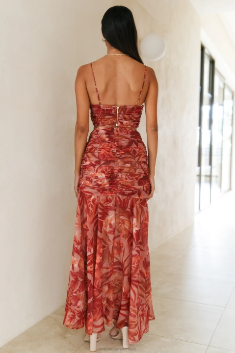 runaway capricorn maxirok roest Hello Molly T6BF9331 kleding