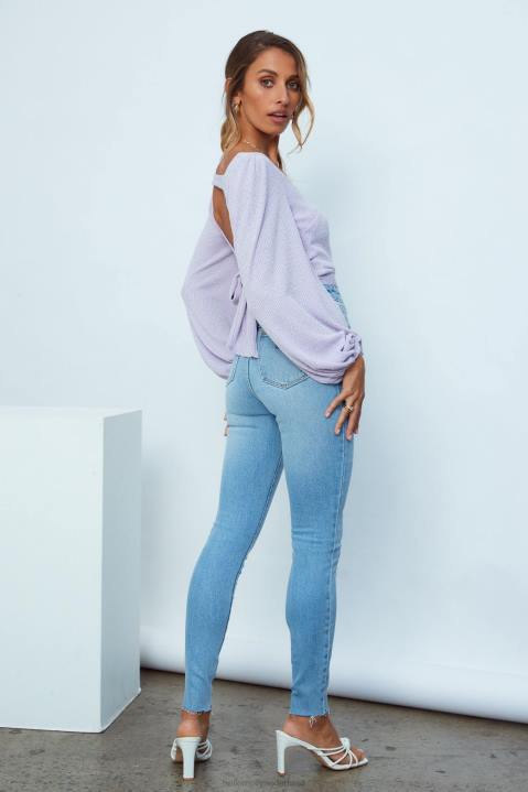 abrand een hoge skinny enkel basher jeans ashley Hello Molly T6BF9713 kleding