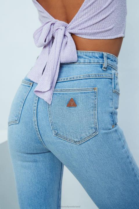 abrand een hoge skinny enkel basher jeans ashley Hello Molly T6BF9713 kleding