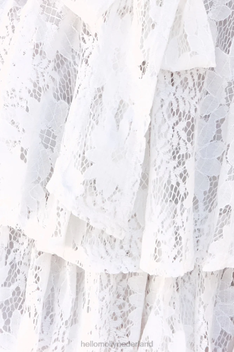 word wakker met de stad van dromen romper wit Hello Molly T6BF7885 kleding