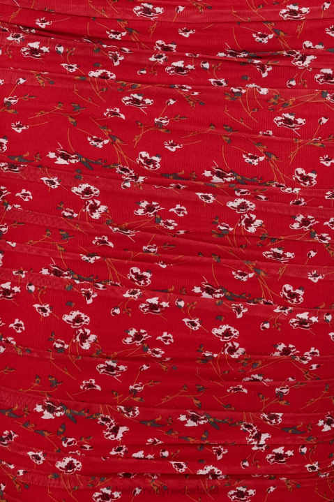 hoe laag kun je gaan midi-jurk rood Hello Molly T6BF7437 kleding