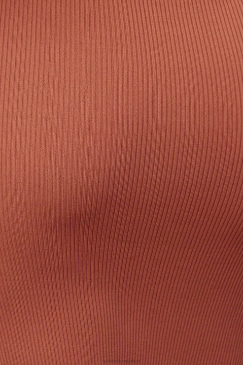 zonsondergangen vanaf de top midi-jurk roest Hello Molly T6BF7551 kleding