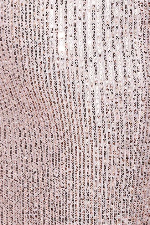 Dazzle midi-meisjesjurk met pailletten, rosé goud Hello Molly T6BF5291 kleding