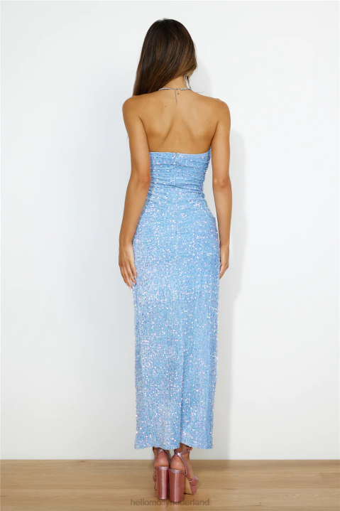 Sparkle From Far maxi-jurk met pailletten blauw Hello Molly T6BF6345 kleding