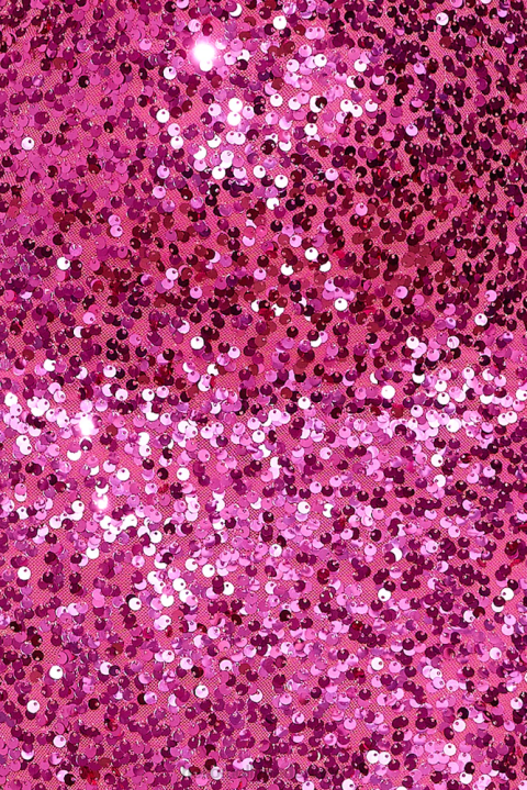 heldere glitter midi-jurk met pailletten roze Hello Molly T6BF4795 kleding