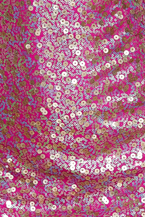 ready for fun mini-jurkje met pailletten paars Hello Molly T6BF1867 kleding