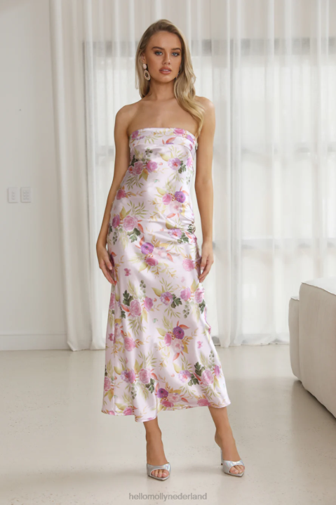 Highway to Heaven maxi-jurk wit Hello Molly T6BF6281 kleding