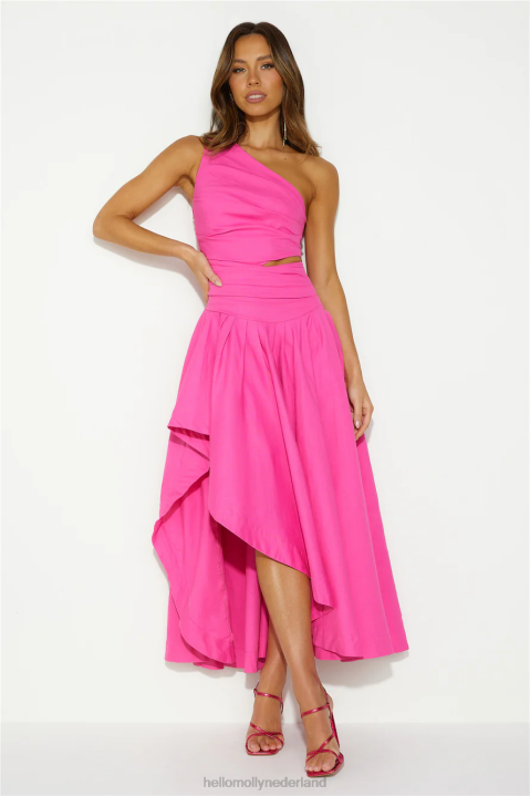 Private Island Time maxi-jurk roze Hello Molly T6BF5739 kleding