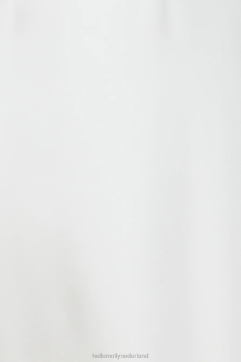al je aandacht satijnen maxi-jurk wit Hello Molly T6BF5941 kleding