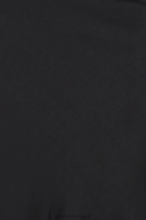 bruiloft om satijnen maxi-jurk zwart bij te wonen Hello Molly T6BF5961 kleding