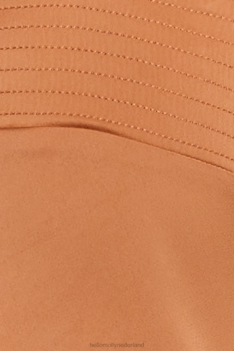 gemaakt om maxi-jurk caramel aan te trekken Hello Molly T6BF5563 kleding
