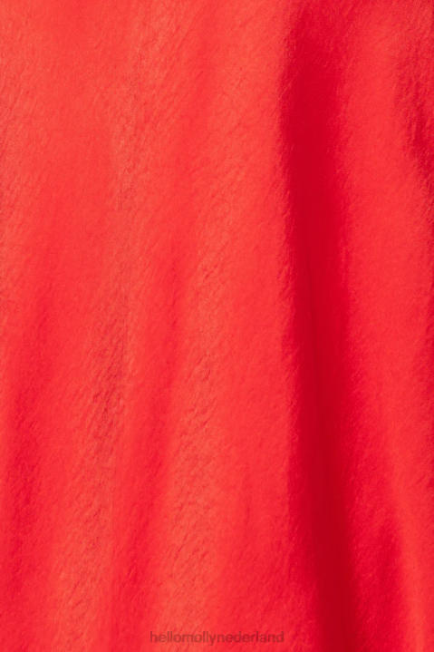 girl in the spotlight halterhals satijnen maxi-jurk rood Hello Molly T6BF5501 kleding