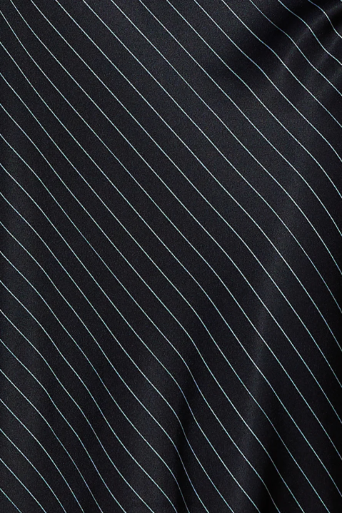 lioness nineties mos maxi jurk zwart krijtstreep Hello Molly T6BF6511 kleding