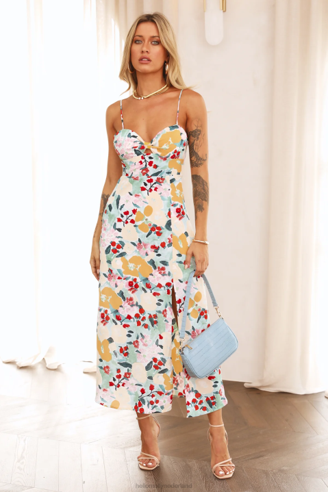 living with grace maxi-jurk mint Hello Molly T6BF6659 kleding