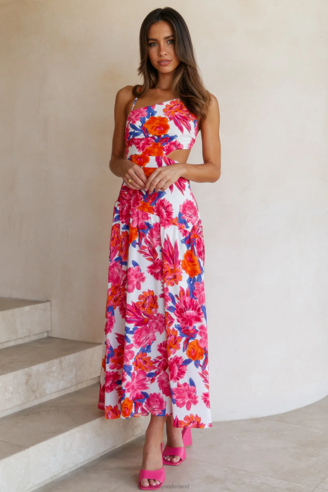 vind jouw paradijselijke maxi-jurk met bloemenprint Hello Molly T6BF6711 kleding