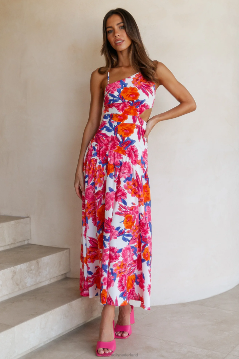 vind jouw paradijselijke maxi-jurk met bloemenprint Hello Molly T6BF6711 kleding