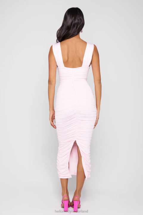 Bring on the night midi-jurk roze Hello Molly T6BF5435 kleding
