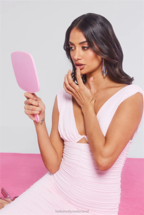 Bring on the night midi-jurk roze Hello Molly T6BF5435 kleding