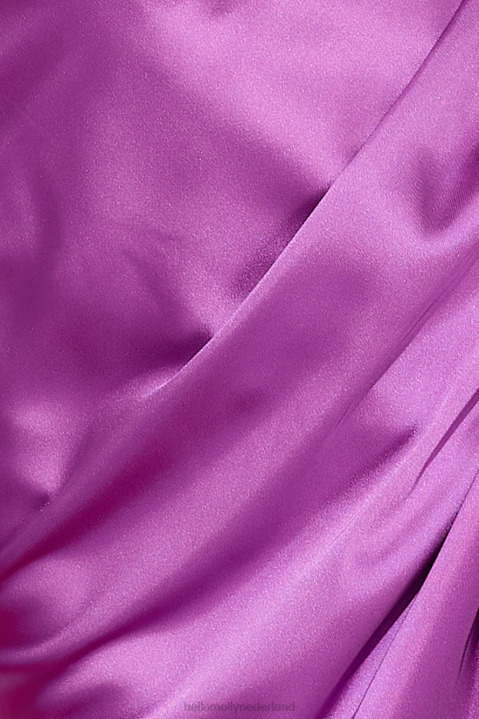 Ik probeer indruk te maken op midi-jurk paars Hello Molly T6BF5083 kleding