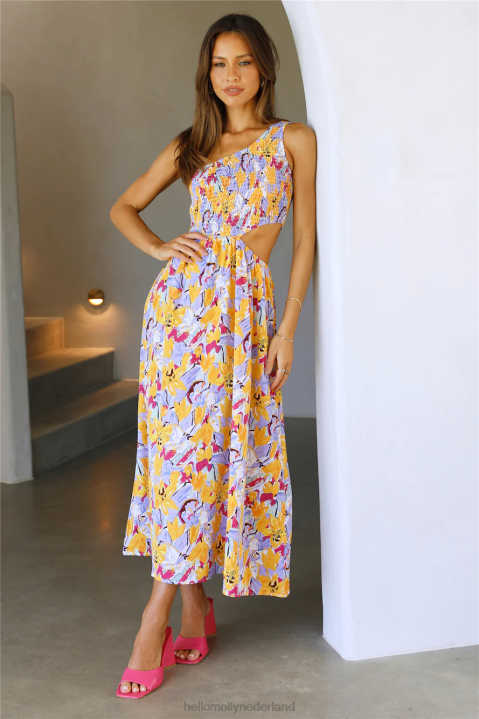 Noem me maar beter een baby midi-jurk met bloemen Hello Molly T6BF3877 kleding