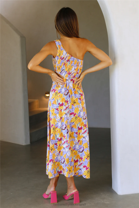 Noem me maar beter een baby midi-jurk met bloemen Hello Molly T6BF3877 kleding