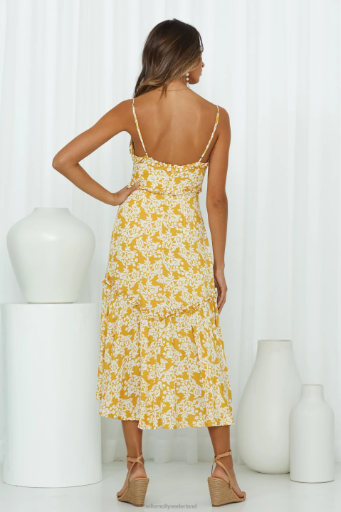 echo\'s van een zomerse midi-jurk Hello Molly T6BF3781 kleding