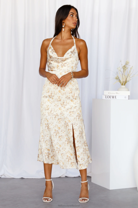 mooie begin midi-jurk geel Hello Molly T6BF4401 kleding