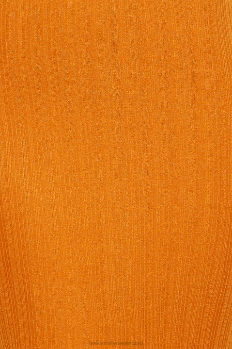 partyclub voor twee midi-jurk oranje Hello Molly T6BF4413 kleding