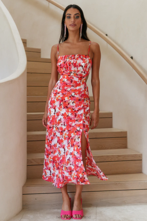 runaway with you midi-jurk met bloemenprint Hello Molly T6BF3723 kleding