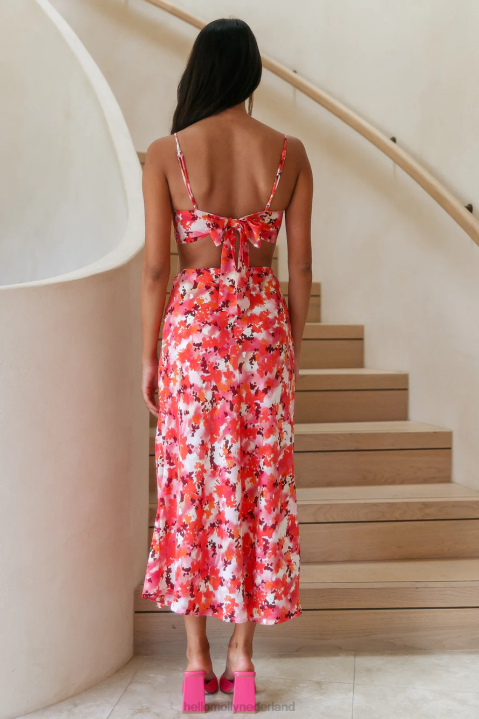 runaway with you midi-jurk met bloemenprint Hello Molly T6BF3723 kleding