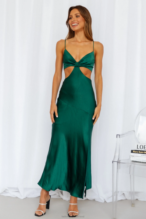 smile for the camera midi-jurk groen Hello Molly T6BF3859 kleding