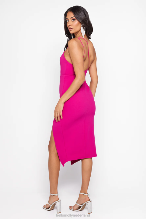 the world is yours midi-jurk roze Hello Molly T6BF3603 kleding