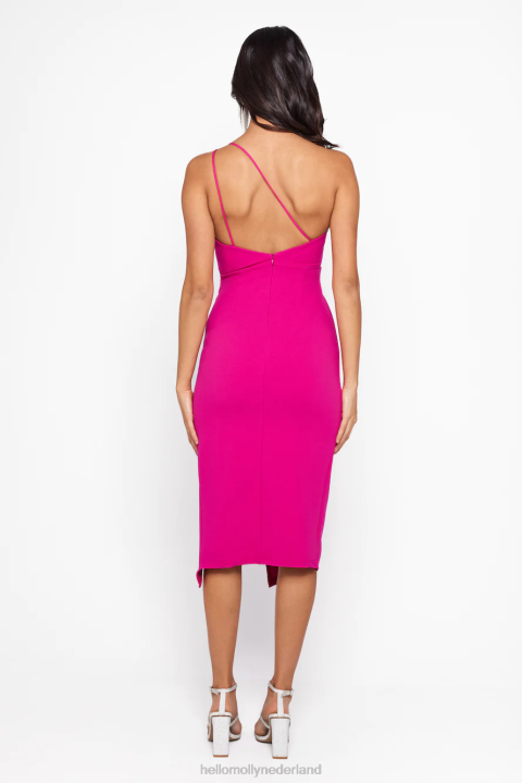 the world is yours midi-jurk roze Hello Molly T6BF3603 kleding