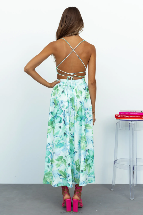 wait in the sun midi-jurk aqua Hello Molly T6BF3947 kleding