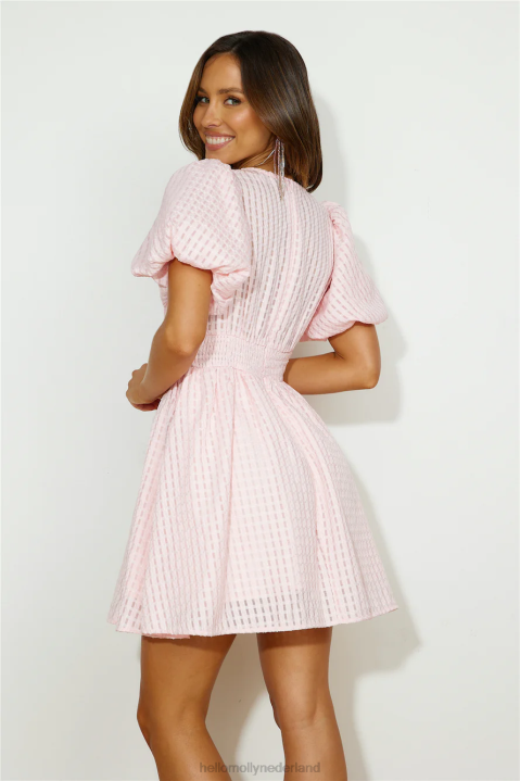 bloemen voor jou mini-jurkje roze Hello Molly T6BF1361 kleding