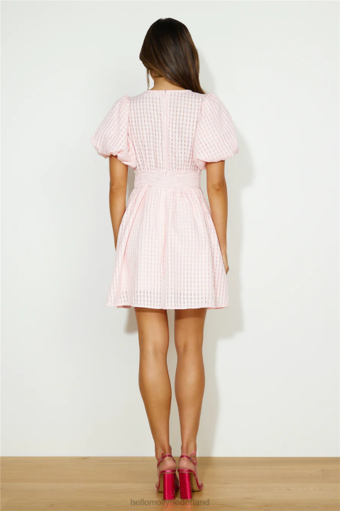 bloemen voor jou mini-jurkje roze Hello Molly T6BF1361 kleding