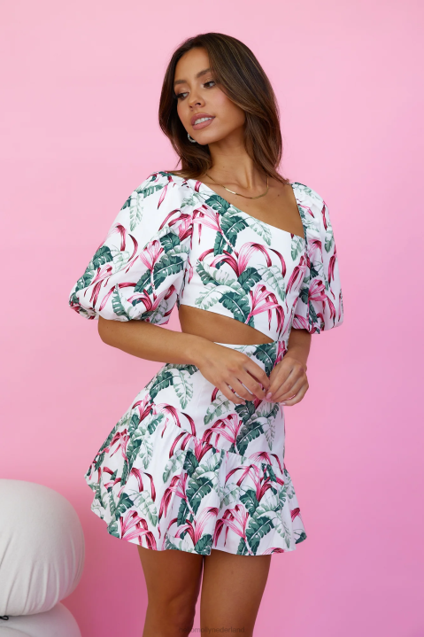 liefste soort jurkje groen Hello Molly T6BF737 kleding