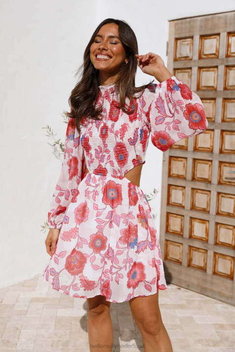 zachte ogen kleden roze Hello Molly T6BF1289 kleding