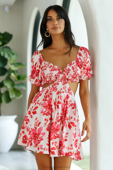 zoet als vanillejurk roze Hello Molly T6BF337 kleding