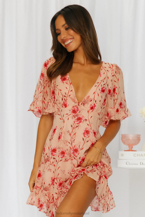 zoetste theejurkje roze Hello Molly T6BF589 kleding