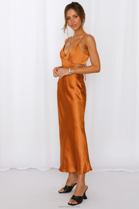 bedankt, ik heb het midi-jurk brons gekocht Hello Molly T6BF6917 kleding