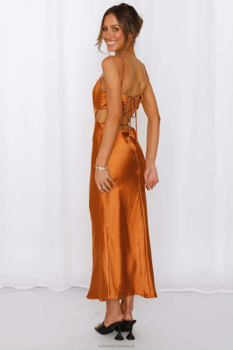 bedankt, ik heb het midi-jurk brons gekocht Hello Molly T6BF6917 kleding